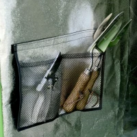 Outsunny Mylar Hydroponic Grow Tent with Adjustable Vents and Floor Tray for Indoor Plant Growing 120 x 90 x 200cm(m-7)