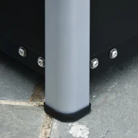 Outsunny 11.2KW Outdoor Patio Gas Heater Freestanding Pyramid Propane Heater Garden Tower Heater with Wheels, Dust Cover, Regulator and Hose, Black, 50 x 50 x 190cm(m-9)