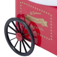 HOMCOM Electric Candy Floss Machine, 450W-Red(m-9)