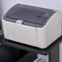 HOMCOM Computer Desk with Sliding Keyboard Tray Storage Drawer Shelf Home Office Workstation Black(m-7)