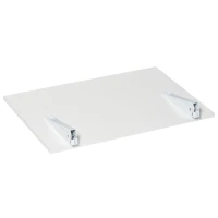 HOMCOM Mesa Dobrável de Parede Mesa Auxiliar Suspensa para Cozinha Sala de Jantar 60x40x20cm Branco(m-9)