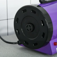 PawHut 2800W Dog Hair Dryer Pet Grooming Blaster Water Blower Dryer w/ 3 Nozzles, Purple(m-11)