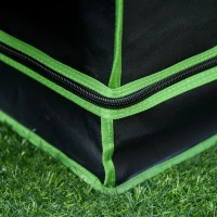 Outsunny Mylar Hydroponic Grow Tent with Adjustable Vents and Floor Tray for Indoor Plant Growing 120 x 90 x 200cm(m-9)