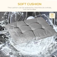 PawHut Raised Pet Bed for Small Dogs w/ Washable Cushion, Grey(m-6)