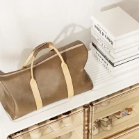 HOMCOM Plastic Shoe Cabinet, Foldable Cube Shoe Storage Organizer with 10 Compartments for up to 20 Pairs, for Hallway, Entryway, Brown(m-11)