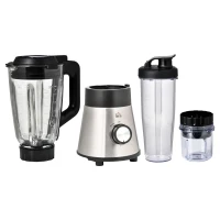 HOMCOM Blender Smoothie Maker, 900W Countertop Blender with 5 Speed Setting, Pulse Function, 1.5L Mix Cup, Portable Cup and Grinder for Ice, Fruit, Vegetable and Nut(m-11)