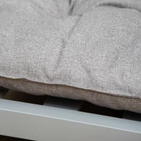 PawHut Raised Pet Bed for Small Dogs w/ Washable Cushion, Grey(m-9)