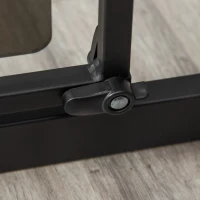 PawHut Pressure Fit Safety Gate for Doorways and Staircases, Dog Gate with Auto Closing Door, Double Locking, Acrylic Panel, 76-82 cm - Black(m-12)