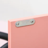 HOMCOM Kids Bookshelf  and Storage Children's Bookcase Multi-Shelf Modern Freestanding Cabinet of Drawer Study Bedroom Pink(m-8)