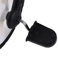 HOMCOM 11 Inch Kids Balance Bike Training Pedal Bicycle W/ Removable Stabilizers EVA Tyres Adjustable Seat Height 2 to 5 Years Black(m-8)