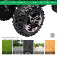 Homcom ATV Electric 12V – Copii 3–5 Ani, Cu Faruri & Baterie(m-8)
