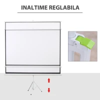 HOMCOM ecran de proiectie 120 inch, format 4:3(m-5)