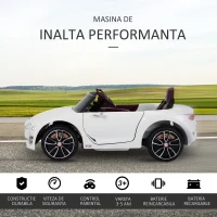 HOMCOM Masina Electrica Copii Bentley 2 Portiere Conducere manuala si Telecomanda(m-5)