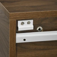 HOMCOM Set 2 rafturi de perete de depozitare pentru camera de zi, dormitor, lemn(m-9)