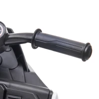 HOMCOM motocicleta electrica pentru copii 6V, alba(m-8)