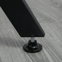 HOMCOM Mesa de Cozinha Redonda Mesa de Jantar Estilo Industrial com Bancada de Madeira e Estrutura de Aço Ø90x76 cm Marrom e Preto(m-7)