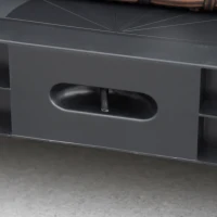 DURHAND 5 In 1 Multi-function Folding Workbench, Adjustable Work Bench, Sawhorse, Dolly, Creeper with Wheels, Printed Scale and Angle for Home, Garage, Black(m-11)