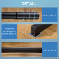 HOMCOM statie pentru antrenament, 83x72x98cm, rosu si negru(m-6)