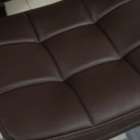 HOMCOM Height Adjustable Barstools Set of 2, Swivel Bar Stools with Footrest for Kitchen Counter, Home Bar(m-9)