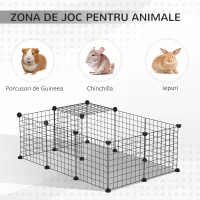 PawHut cusca modulara, pentru animale mici, 105x70x35cm(m-5)