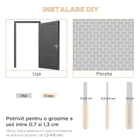 PawHut usa basculanta pentru pisici si caini, 25,2x6,5x34,2cm(m-5)