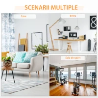 HOMCOM air walker pentru antrenamente, 96×60×152 cm, negru(m-7)