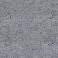 HOMCOM Upholstered Armchair, Living Room Chairs with Birch Wood Legs, Thick Padding and Button Mid-Back, Grey(m-9)