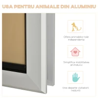 PawHut usa basculanta pentru pisici si caini, 25,2x6,5x34,2cm(m-7)