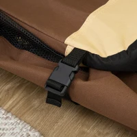 PawHut 81cm Foldable Pet Carrier, with Cushion, for Medium Dogs and Cats - Brown(m-9)