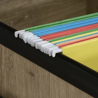 HomCom dulapior cu rafturi, 72x55x76 cm, lemn natural(m-10)