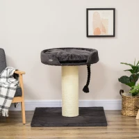 PawHut stevige krabpaal voor grote katten, kattenboom met kattenbed, XXL(m-9)