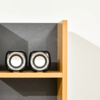 HOMCOM 6-Tier Bookcase, Freestanding Bookshelf with 11 Open Shelves, Modern Dsiplay Storage Unit for Study and Home Office, Natural(m-7)