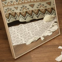 HOMCOM Lusterko stojące w całości, 40 cm x 150 cm, Natur(m-8)