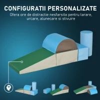 HOMCOM Set 5 Constructii Moi – Copii 1–3 Ani, Joaca Sigura(m-5)