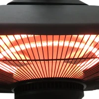 Outsunny Hanging Halogen Heater, 2000 W-Black(m-10)