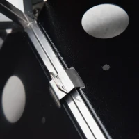 Outsunny Heater for Camping in Tent, 11.2KW Stainless Steel Garden Freestanding Tower Heater w/Wheels Cover Silver(m-10)