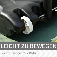 HOMCOM Stojak do koszykówki z regulacją wysokości, system do koszykówki dla dzieci, kosz do koszykówki z kółkami, przenośny, na zewnątrz, stal, PVC, HDPE, czarny, 83 x 75 x 206–260 cm(m-6)