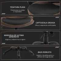 Vinsetto Scaun Gaming Reglabil pe Inaltime si Balansoar, Pivotant 360°(m-8)