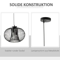 Lampa wisząca HOMCOM 50 cm x 50 cm x 150 cm(m-5)