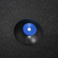 HOMCOM Yoga Balance Ball mit Pumpe Ø58 cm Gymnastikball halbe Kuppel Fitness Kraftübung Home Fitnessstudio Kunststoff Blau(m-9)