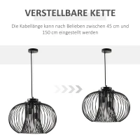 Lampa wisząca HOMCOM 50 cm x 50 cm x 150 cm(m-4)