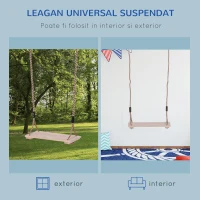 Outsunny leagan de gradina pentru copii, 40x16x120cm, lemn(m-6)