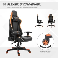 Vinsetto Fotoliu de Gaming Inaltime si Spatar Ajustabile tetiera si perna lombara(m-7)