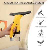 HOMCOM spalator electric de geamuri, 19.5x12.5x33 cm(m-4)