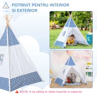 HOMCOM cort indian pentru copii, varsta 3-6 ani(m-5)