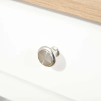 HOMCOM Couchtisch Wohnzimmertisch mit Schublade Beistelltisch Kaffeetisch Teetisch Nachttisch MDF Weiß+Eiche 108 x 48 x 48 cm(m-8)