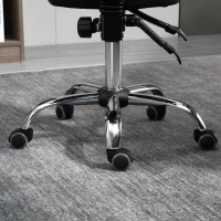 HOMCOM Saddle Stool, PU Leather Adjustable Rolling Salon Chair for Massage, Spa, Clinic, Beauty and Tattoo, Black(m-9)