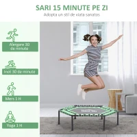 HOMCOM trambulina elastica pentru adulti, copii, 110x33cm(m-4)