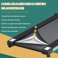 HOMCOM banda electrica, pliabila, cu ecran LCD 500W(m-6)