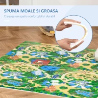 HOMCOM covor puzzle 36 bucati, pentru 3.24㎡, material EVA(m-6)